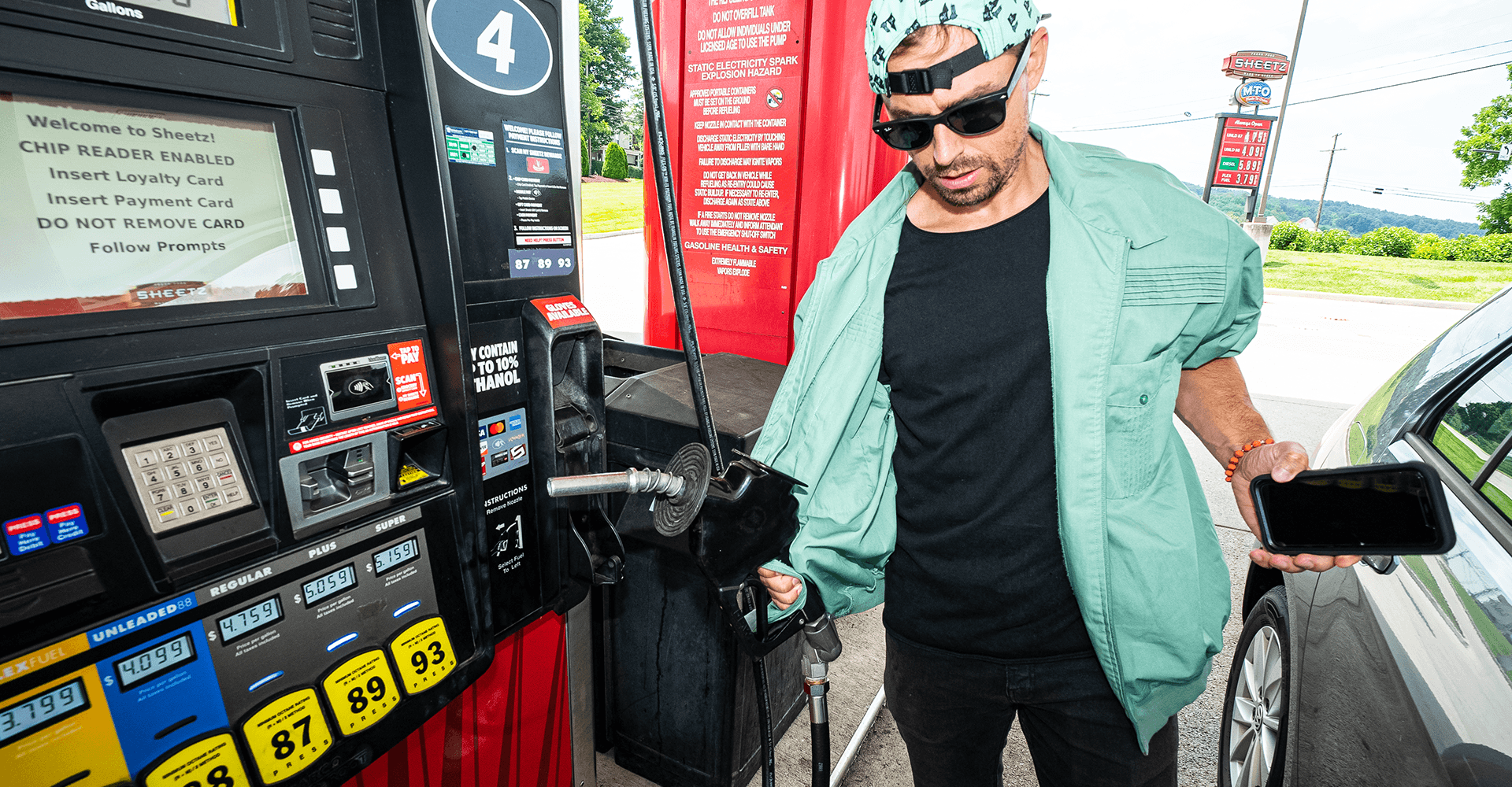 fuel gas sheetz car