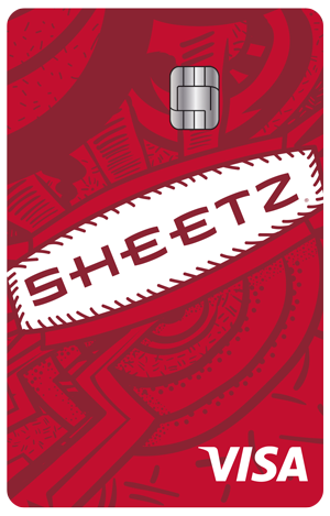 Credit card exclusively for use at Sheetz locations